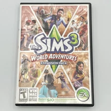 The Sims 3 World Adventures PC Game Complete 2009 Expansion Pack W/ Inserts CIB
