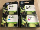 x4 Genuine HP 364 X2Black, Cyan, Magenta Ink Cartridges New Boxed Expiry 2014-15