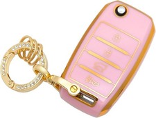 TPU Protector Key Fob Cover Keychain for Kia Soul Sorento Optima Sportage Rio Fo