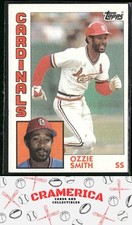 Ozzie Smith 1984 Topps #130 St. Louis Cardinals
