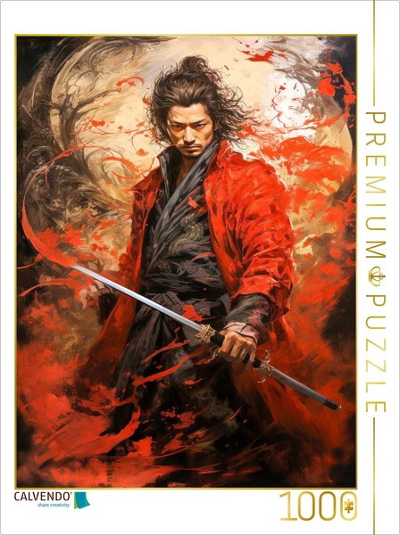 Calvendo Puzzle The Daring Samurai | 1000 Pieces, Finished Size 25.2 × 18.9 In (-image