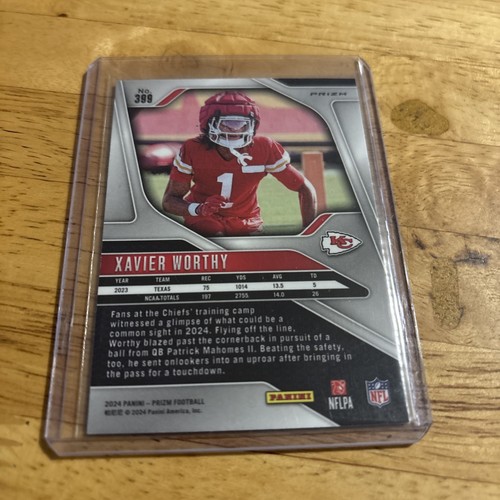 Panini Prizm 2024 - Rookies Xavier Worthy #399 Silver Prizm (RC) - Imagen 2 de 2