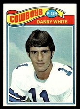 1977 Topps Danny White Rookie Dallas Cowboys #284 EXMT XX236