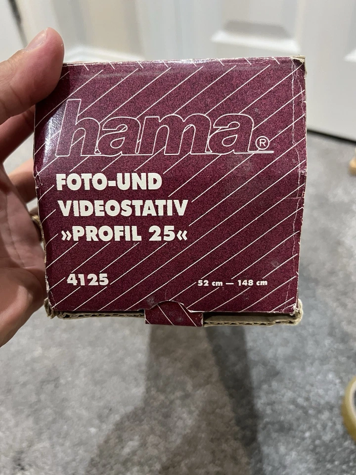 Hama Profil 25 Vintage Photographic Tripod with Quick Release Plate Brand new - Image 4 of 4