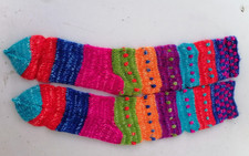 Women's Winter Tights, Handmade Wool, Natural Dyes, Cusco