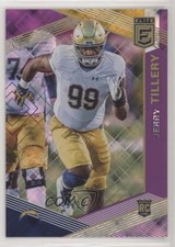 2019 Panini Donruss Elite Rookies Purple /99 Jerry Tillery #186 g6p