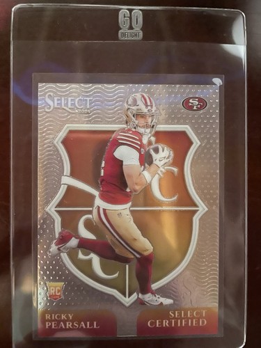 2024 Panini Select - Select Certified Rookies Ricky Pearsall #12 (RC) 49ers 🏈 - Picture 5 of 6