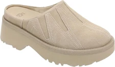 Ugg New Heights Sunwave Clogs (Size 7) Shoes Slip-Ons Suede Mustard Seed NEW