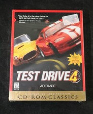 Test Drive 4 (PC CD-ROM, 1998) -EA Classics Big Box Game