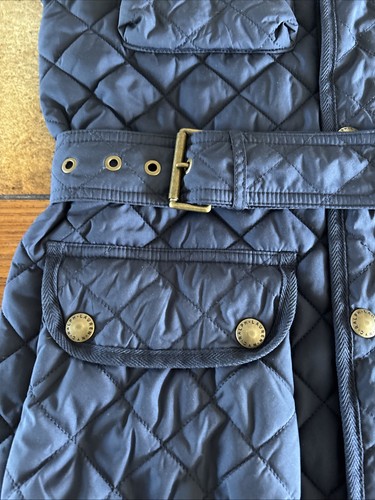 NWT Polo Ralph Lauren Girls Diamond-Quilted Navy Blue Vest size L (12-14) - Picture 3 of 12