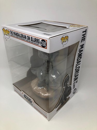 Funko POP! Figura Vinilo Star Wars The Mandalorian on Blurrg #358 CAJA DAÑADA - Imagen 6 de 6