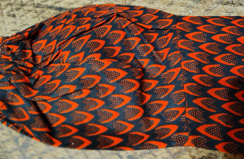 Hand-Made Premium OLANDE Wax Block Print Child's Dress Multicolor Paisley Africa - Picture 6 of 10