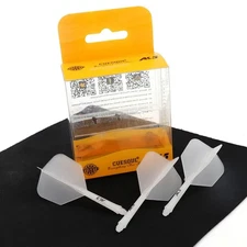 CUESOUL ROST AK5 Integrated Dart Shaft & Flight Big Wing Shape Long - Ice White