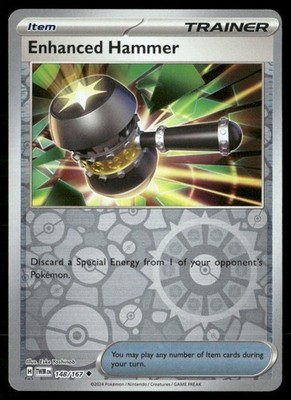 Enhanced Hammer 148/167 Twilight Masquerade Trainer Holo Pokemon TCG