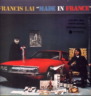 Francis Lai Made In France LP 2020 Blue Vinyl Reissue 33 RPM
