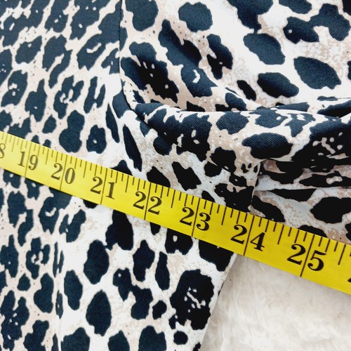 Camicetta taglia XL Mob Wife Y2K Whimsycore Glam Luxe Festival Goth Leopard Animal - Foto 9 di 12