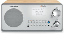 HDR-18 HD Radio/Fm-Stereo/Am Wooden Cabinet Table Top Radio Silver