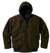 Key Industries 33727-SREG Mens Insulated Fleece Lined Jacket Small Bark
