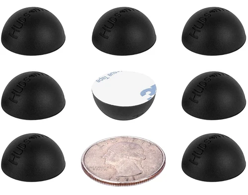 .75 Platinum Silicone Speaker Isolation Pads Non-Skid Isolation Feet with Ad