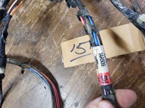 OEM 92 - 97 FORD OBS F150 BRONCO F250 F350 LEFT FRONT POWER DOOR WIRE HARNESS - Bild 4 von 6