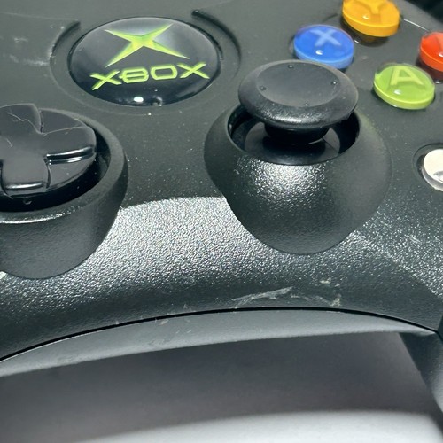 Microsoft Original Xbox Controller S Black X08-69873 Breakaway Cable Tested - Picture 5 of 14