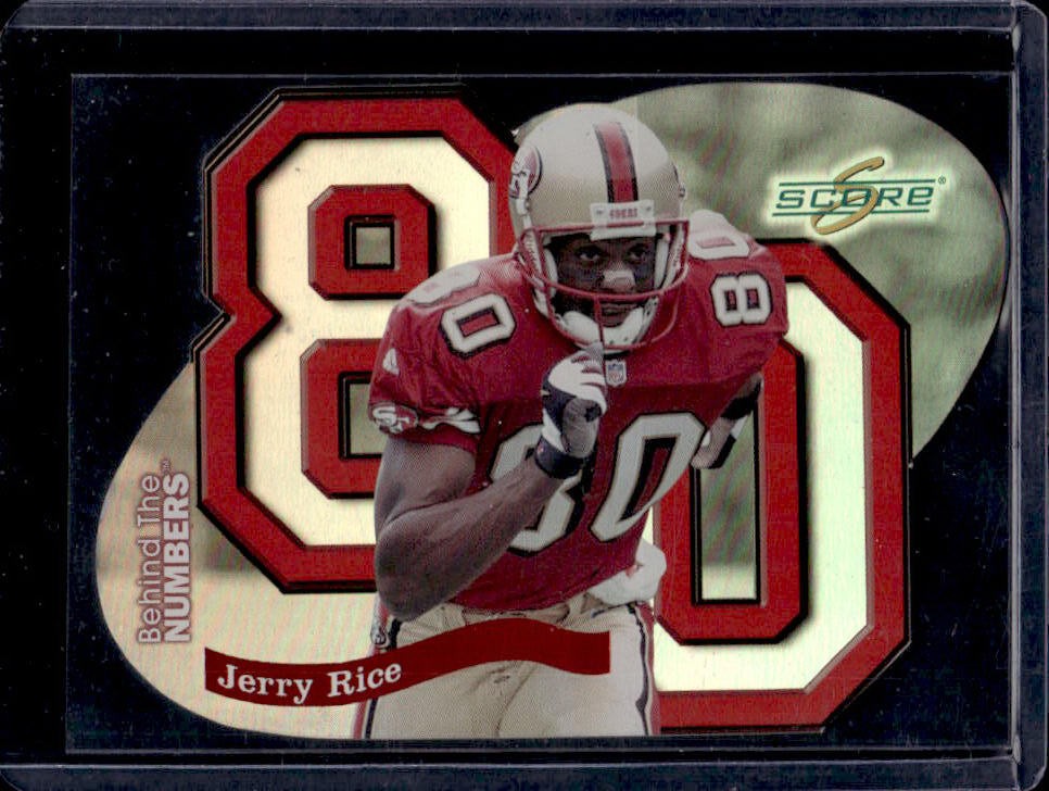 1999 Score Supplemental Jerry Rice Behind the Numbers #192/1000 Francisco 49ers