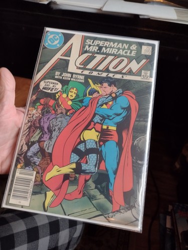 DC Action Comics #585 592 593 594 595 596 597 598 599 BYRNE 1987 VF/VF+ - Picture 9 of 16