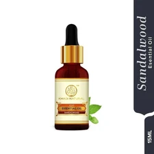 Khadi Natural Sandalwood Essential Oil Revitalizes Mind & Soul (15ml)