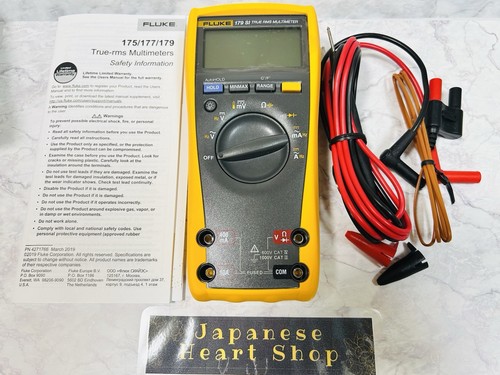 FLUKE 179 Digital Display Multimeter Backlight 6000 Count Authentic Black Yellow - Picture 4 of 14