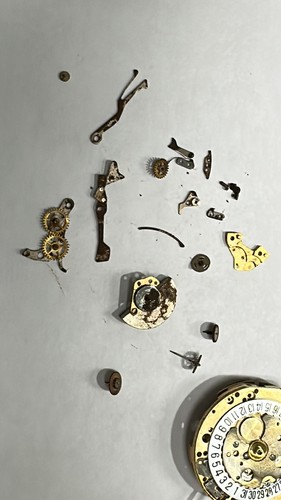 Heuer Cal.12 Chronograph Moment, Working Selling As Is For Parts And Repair - Picture 14 of 14