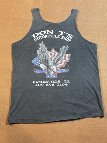 1992 CMJ 3D Emblem Harley Davidson Motorcycle Shirt Tank Fits XL 22.5x30 - Picture 7 of 10