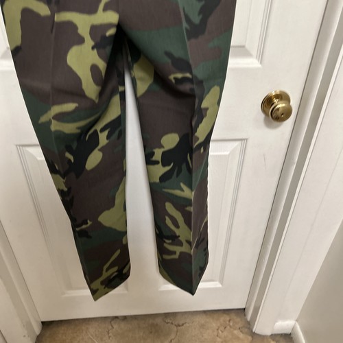 Vintage DICKIES Camo Mens Trousers Pants Green Slim Straight W30 L32 NWT - Picture 12 of 18