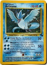 Articuno Holo 2/62 - Fossil - 1999 Pokémon (LP)