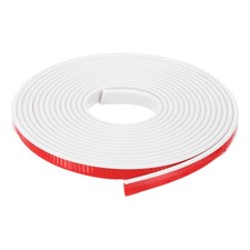 U-Shape Edge Banding, 16.4ft TPE Flexible Furniture Edge Protector 12mm, White