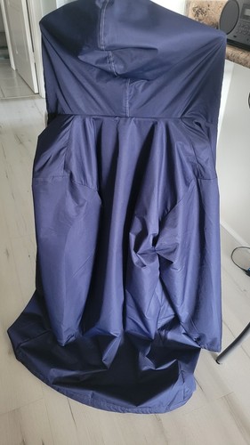 Speedo Adult Unisex MEDIUM Swim Parka BLUE Jacket Fleece Lined Hooded #AB25 - Picture 6 of 6
