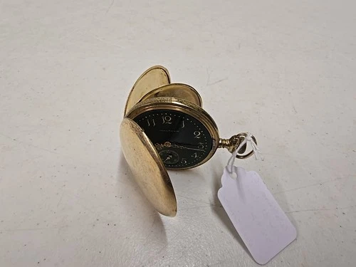 Antique 1902 Waltham 620 16s 15j Pocket Watch 14kt GF 25yr Hunter Case