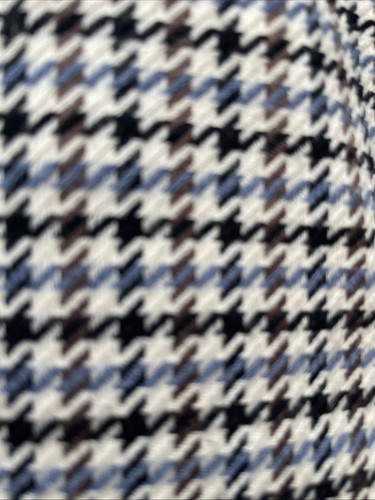 Chaqueta Blazer Zara Tweed Mujer Mediana 42” Azul Pata de Gallo A Medida Individual - Imagen 16 de 18