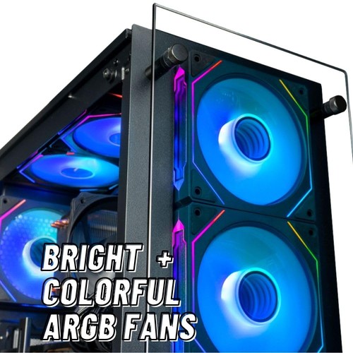 Stratos Micro Ryzen 7 5700X, 32GB RAM, 2TB SSD, RTX 5070 12GB, W11P Gaming PC - Picture 2 of 7