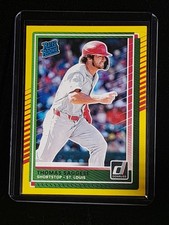 2025 Panini Donruss Baseball Thomas Saggese Rated Rookie Yellow Parallel 