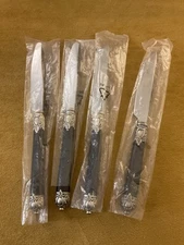 (3) Dinner Knives Home Essential RENAISSANCE BLACK