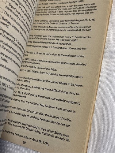 1975 SALTED PEANUTS by E.C. McKenzie 1800 Tantalizing Facts: Paperback Book - Picture 10 of 14
