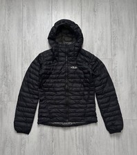 Rab Cirrus Alpine Insulated Puffer Lightweight Steel Full Zip Jacket Men's S