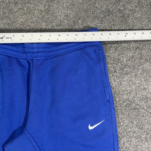 Nike Club Fleece Jogginghose Herren Medium M Blau Tapered Sweatpants 716830-480 - Bild 9 von 10