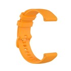 Per Amazfit GTS 2 mini cinturino in silicone a scacchi (giallo)