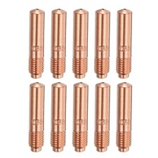 10pcs Mig Welder Tips 11-35(0.035") Copper MIG Welding Gun Contact Tips