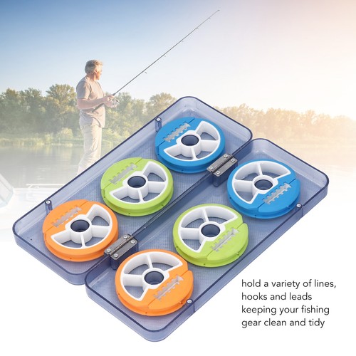 ❀ Fishing Line Storage Holders 6 Pcs Foam Spools Case Holder - Picture 6 of 12