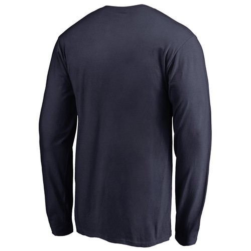 Men's Navy Oklahoma City Thunder Onside Stripe Long Sleeve T-Shirt - Bild 3 von 3