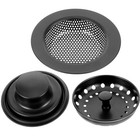  Kitchen Sink Drain Strainer Stainless Steel Basket Disposal Cover