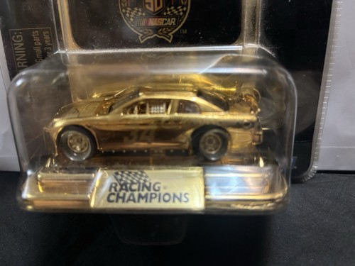 NASCAR Mike McLaughlin #34 24K Gold 1/64 1998 Monte Carlo Racing Champions Rare - Picture 2 of 3
