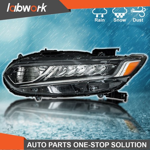 Labwork Headlight For Honda Accord 1.5L&2.0L 2018-2020 Chrome w/ LED DRL Left LH - Picture 17 of 17
